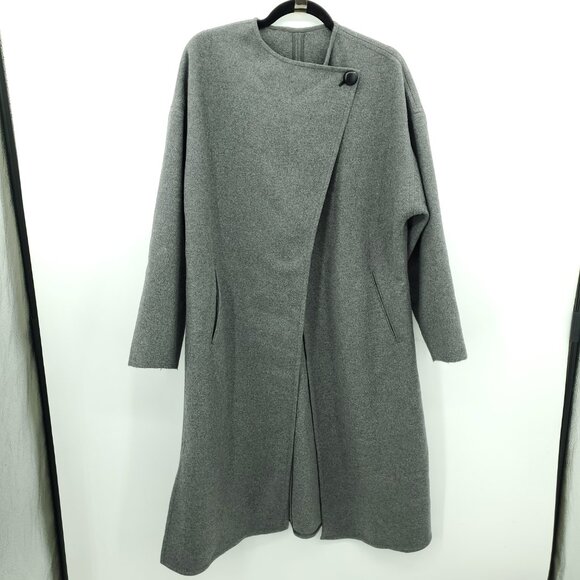 Isabel Marant Wool/Cashmere Collarless Pea Coat FR 36/US 4 Gray - Picture 1 of 16